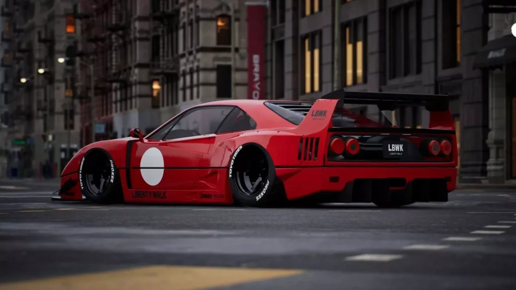 2022 Ferrari F40 Liberty Walk 4 Motor16