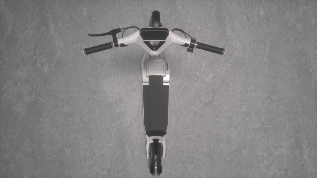 McLaren Lavoie patinete eléctrico. Imagen superior.