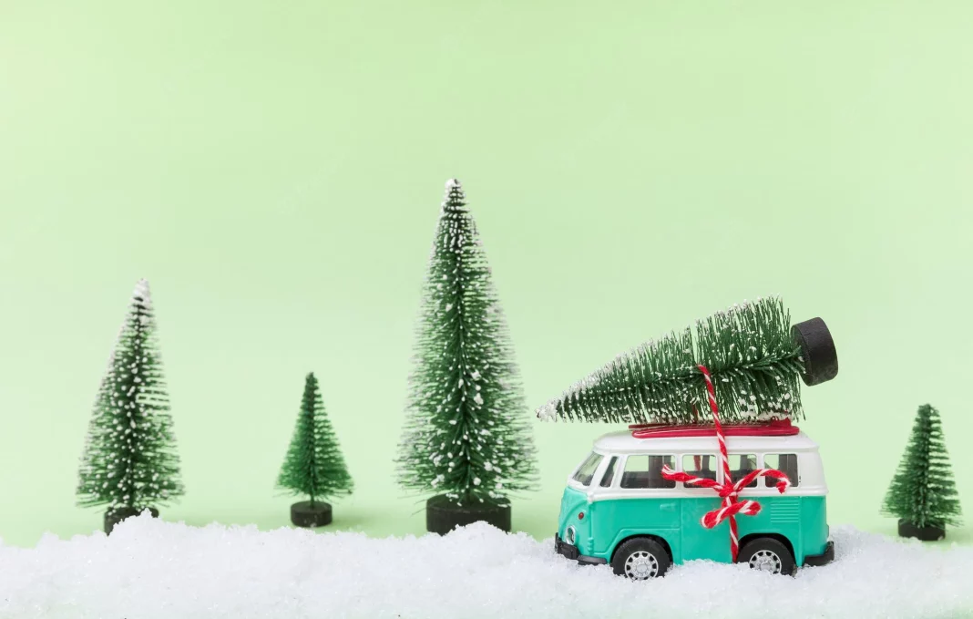 Volkswagen juguete árbol de navidad