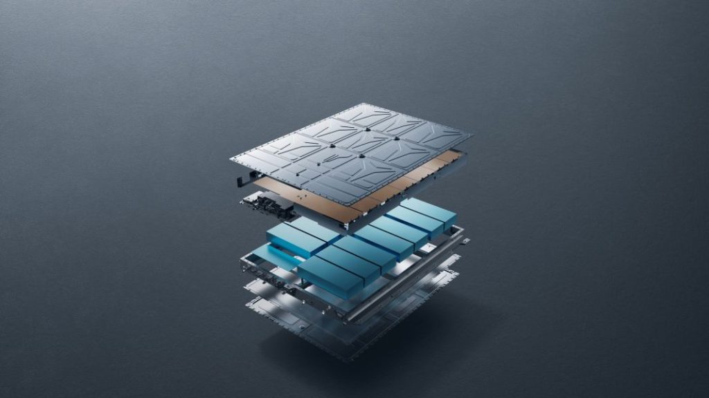 Voyah Zhuiguang: una impresionante berlina eléctrica para China 1 Motor16 Voyah Zhuiguang. Imagen baterías.