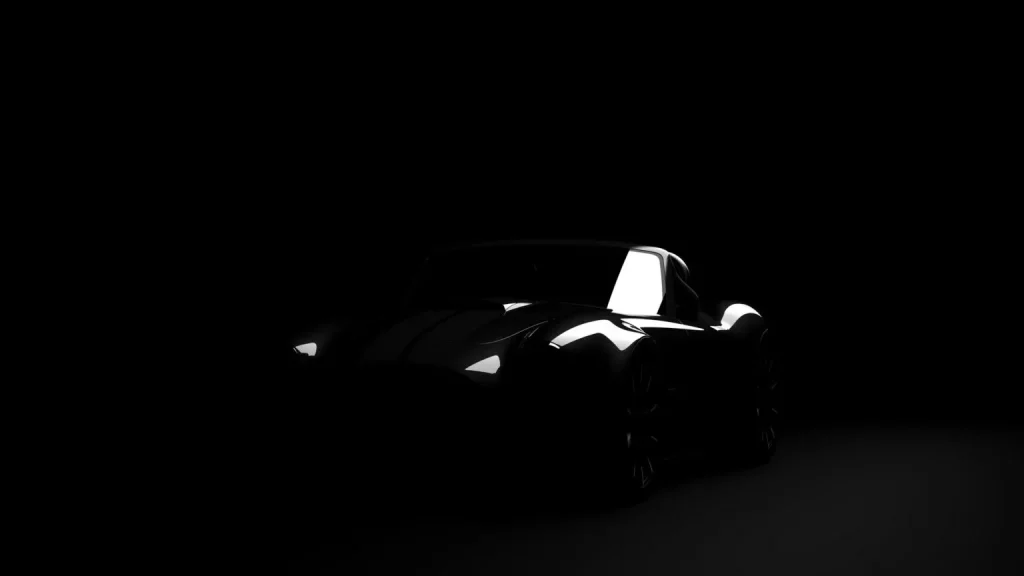 AC Cobra GT Roadster. Imagen teaser frontal.