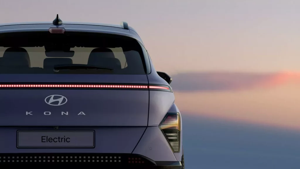 Hyundai Kona 2023. Imagen detalle trasero.