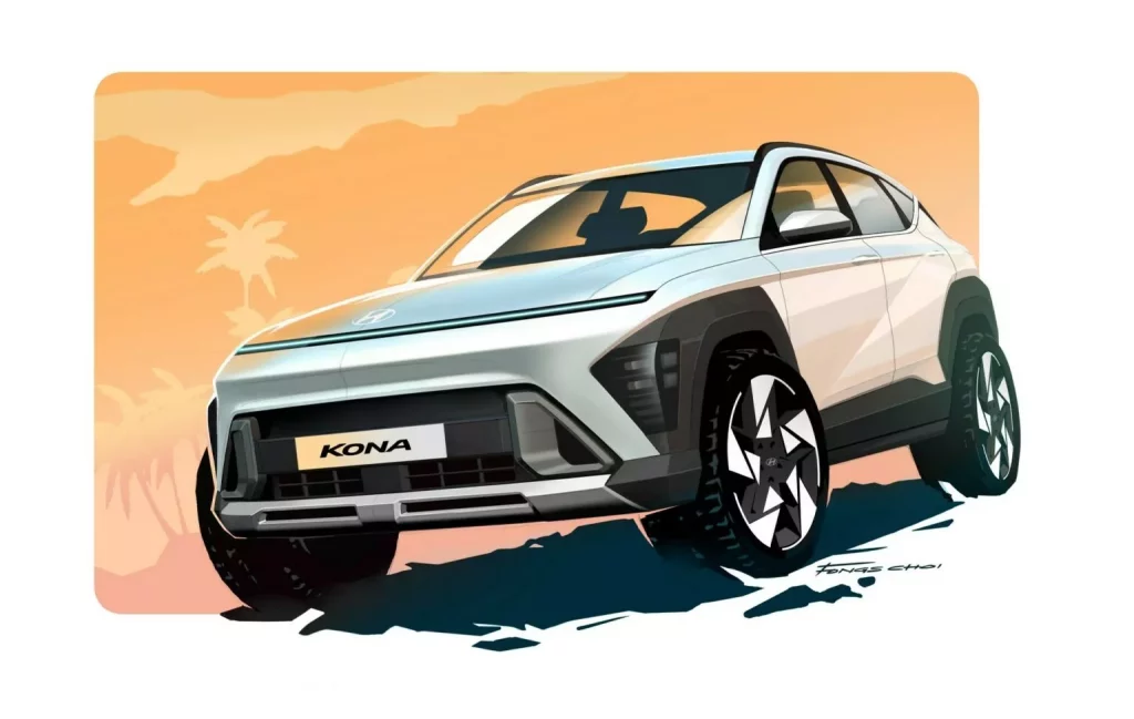2023 Hyundai Kona bocetos exterior 10 Motor16