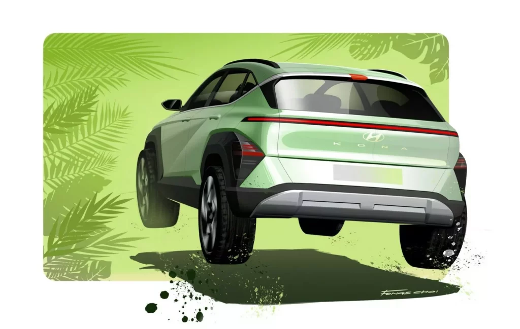 2023 Hyundai Kona bocetos exterior 11 Motor16