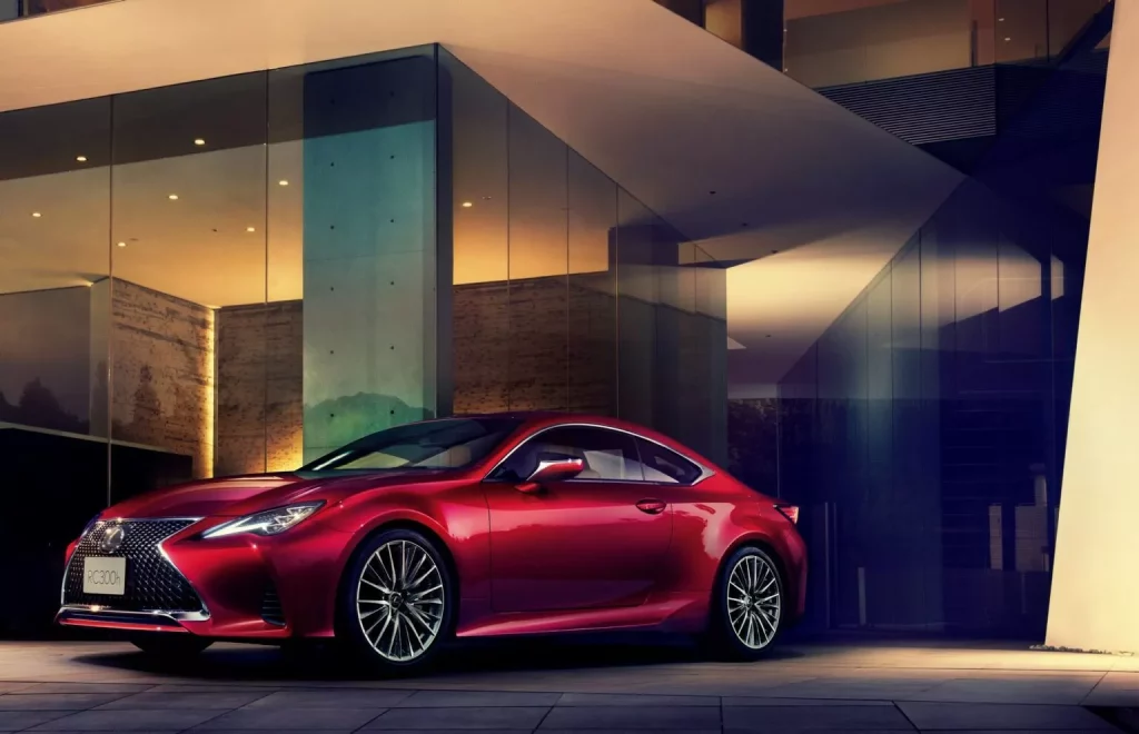 Lexus RC 2022 Japón. Imagen estática.