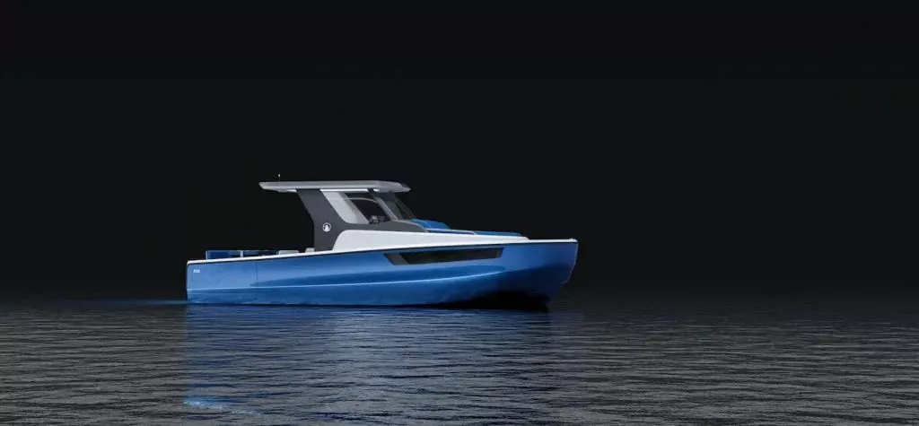 Tesla BIG R30 barco eléctrico. Imagen.