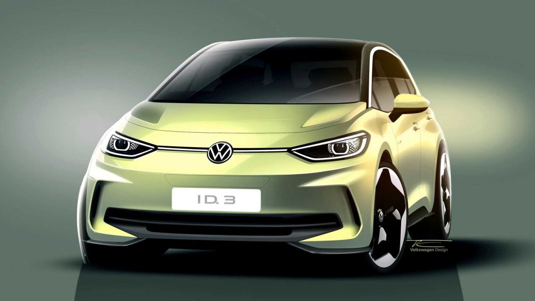 Volkswagen ID.3 facelift teaser