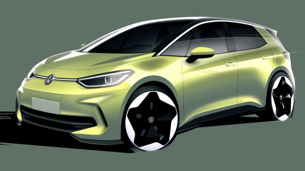 Volkswagen ID.3: una gran mejora está al caer 3 Motor16 Volkswagen ID.3 restyling teaser. Imagen delantera.