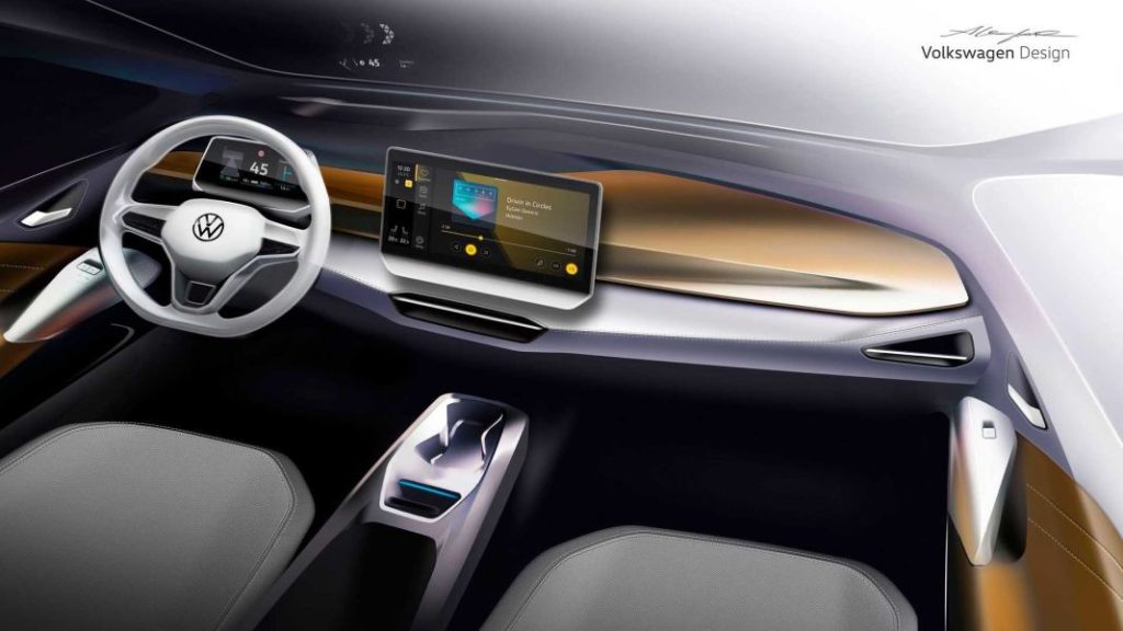 Volkswagen ID.3: una gran mejora está al caer 1 Motor16 Volkswagen ID.3 restyling teaser. Imagen interior.