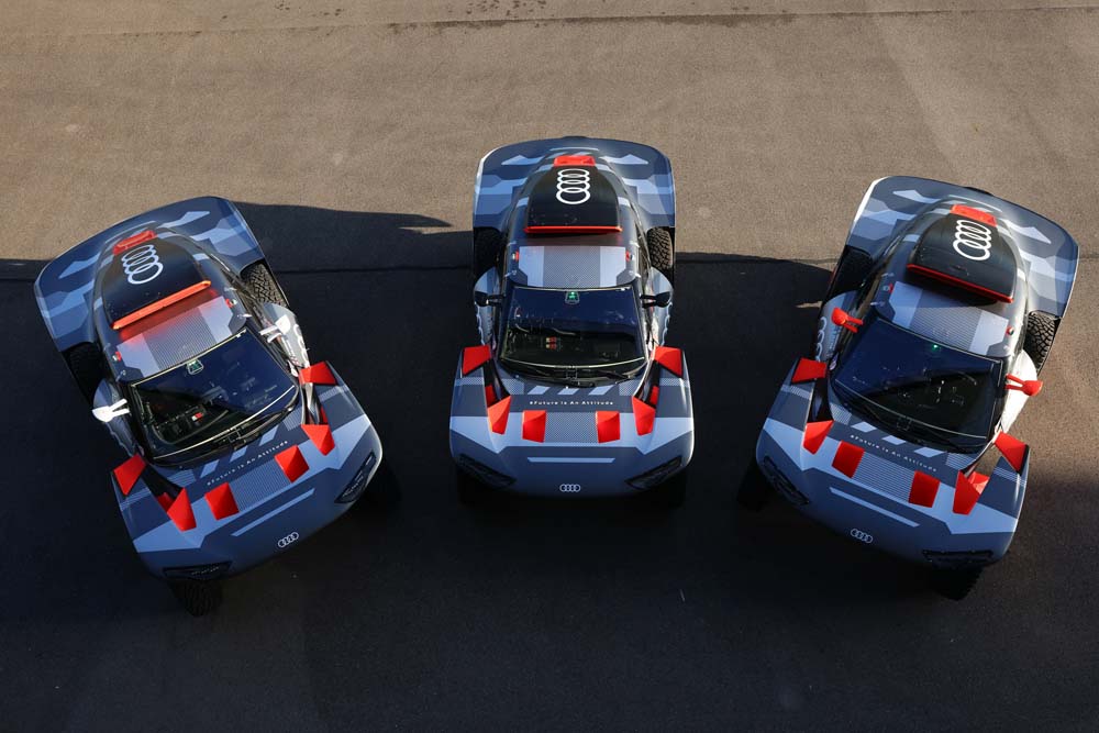 Así se mejora el Audi de Carlos Sainz para el Dakar 2 Motor16 Audi RS Q e-tron.