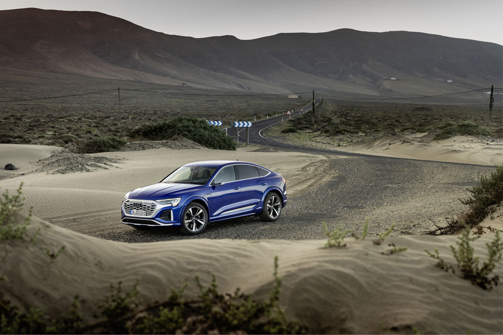 Conducimos el Audi Q8 e-tron. Más lejos, más rápido… mejor 28 Motor16 Audi Q8 e tron ultrablue02 Motor16