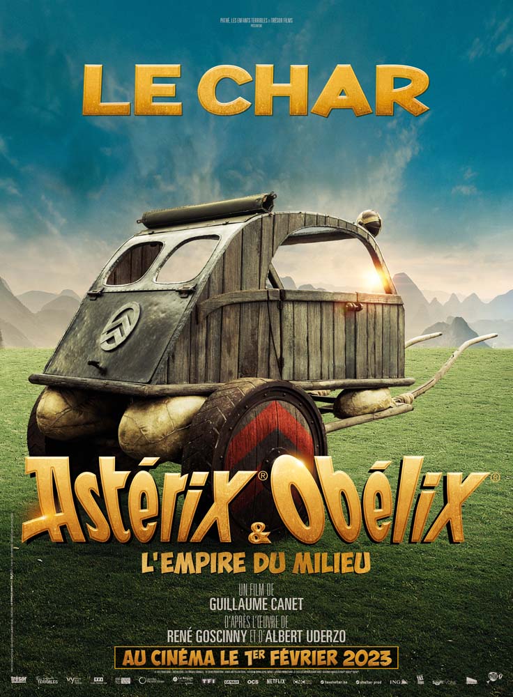 Citroën diseña un 2 CV para Astérix 1 Motor16 La película en la que debuta el carruaje de Citroën se estrenará en febrero.