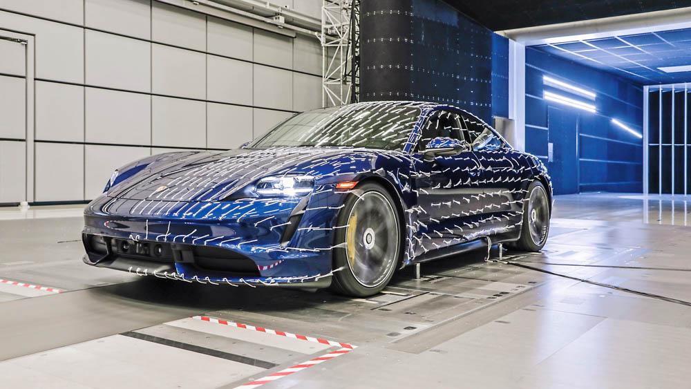 Porsche y su obsesión por la aerodinámica en el coche eléctrico 1 Motor16 Porsche Taycan