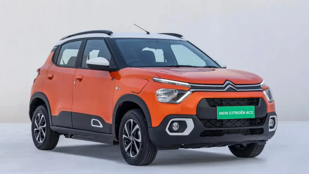 2023 Citroën C3 eléctrico. Imagen estudio frontal.