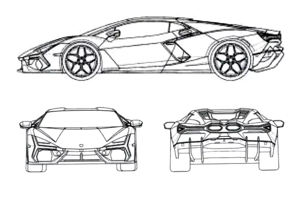 2023 Lamborghini Aventador patente 3 Motor16