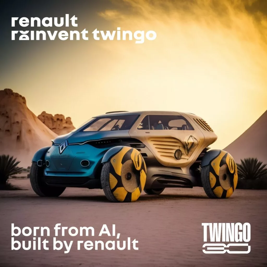 2023 Renault Twingo IA. Imagen off-road.
