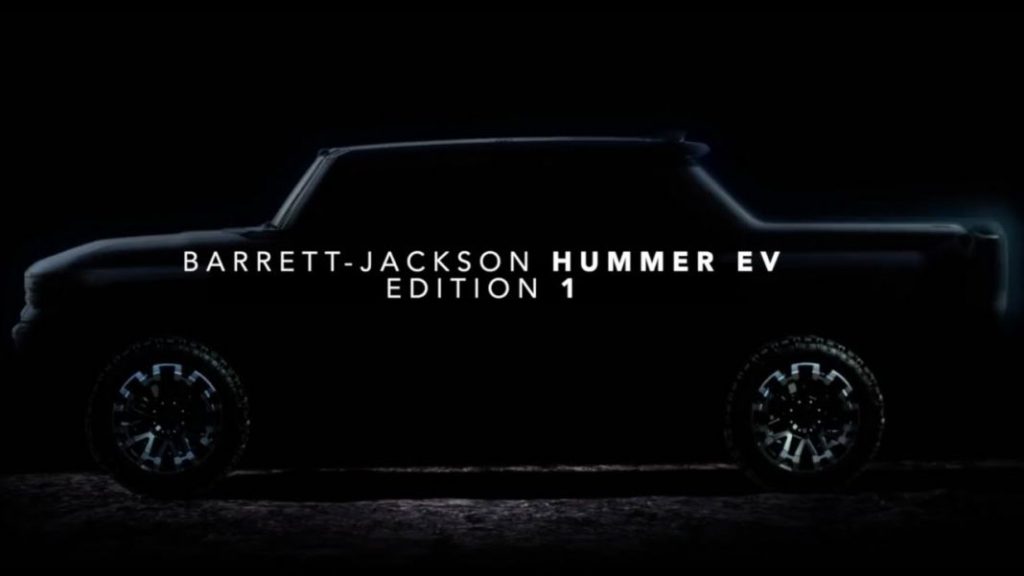 El pastizal que han pagado por el primer GMC Hummer EV SUV 1 Motor16 2023 GMC Hummer EV Barrett-Jackson. Imagen subasta.