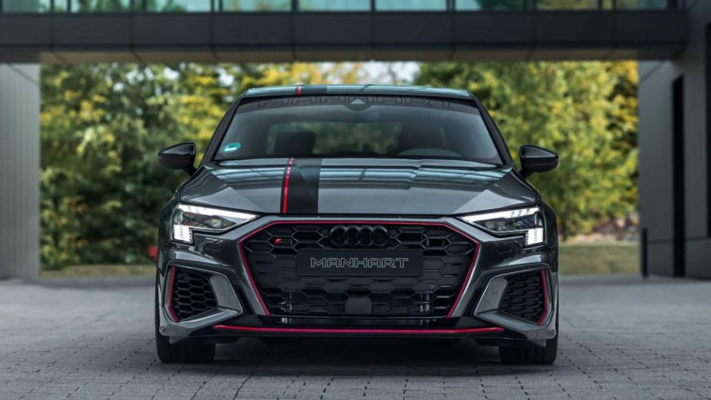 2023 Audi S3 Sedán Manhart. Imagen estática frontal.