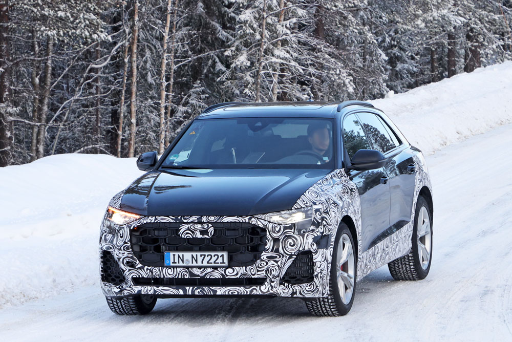 Audi Q8: sigue el trabajo 3 Motor16 Audi Q8 facelift winter 1 Motor16