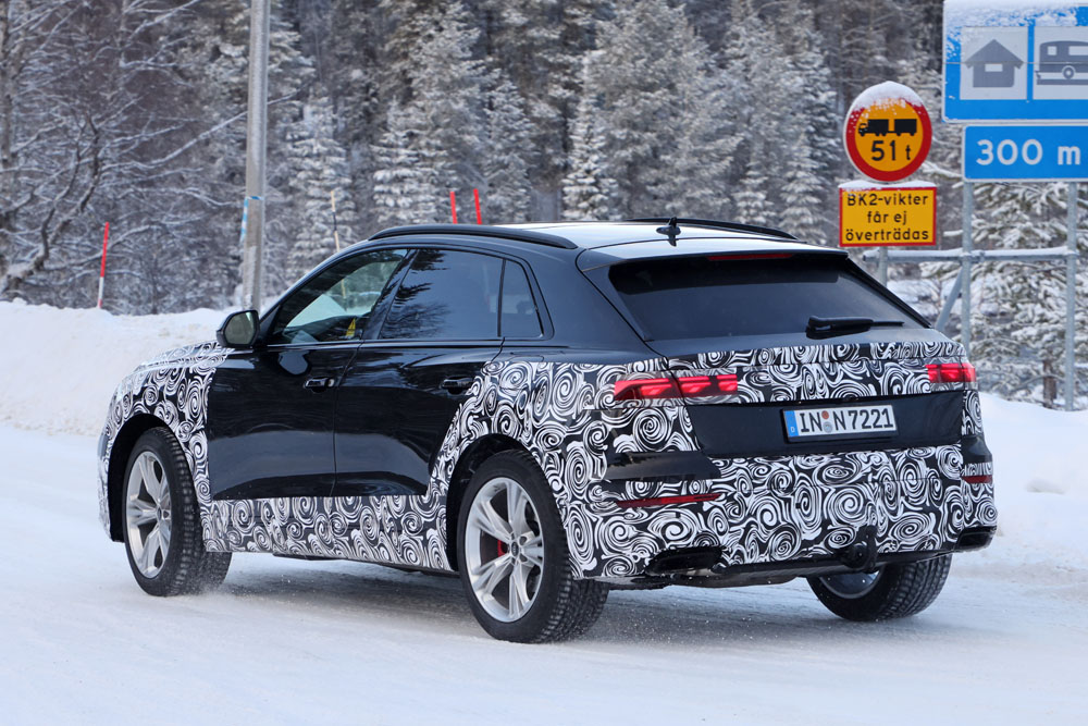 Audi Q8: sigue el trabajo 13 Motor16 Audi Q8 facelift winter 11 Motor16