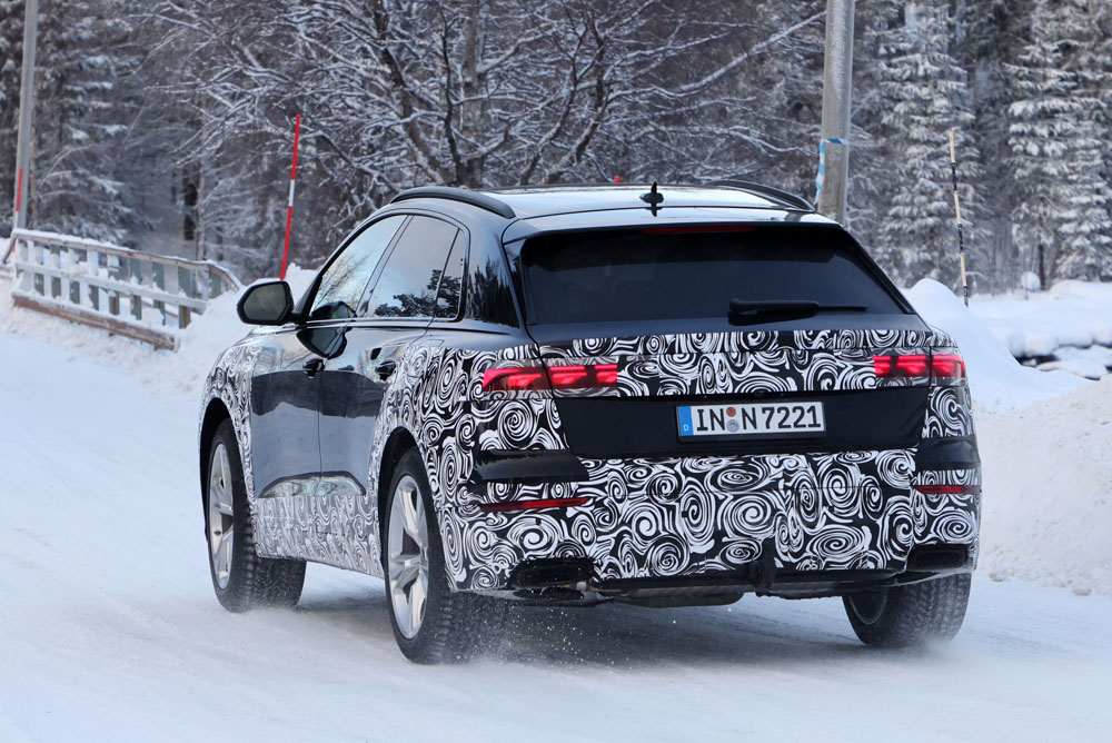 Audi Q8: sigue el trabajo 16 Motor16 Audi Q8 facelift winter 14 Motor16