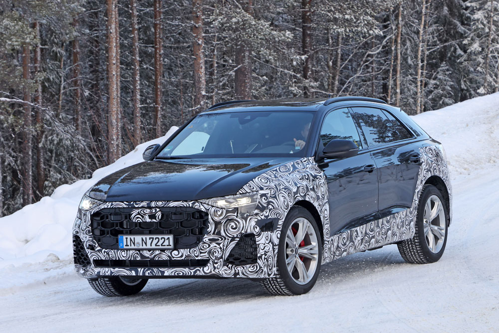 Audi Q8: sigue el trabajo 5 Motor16 Audi Q8 facelift winter 3 Motor16