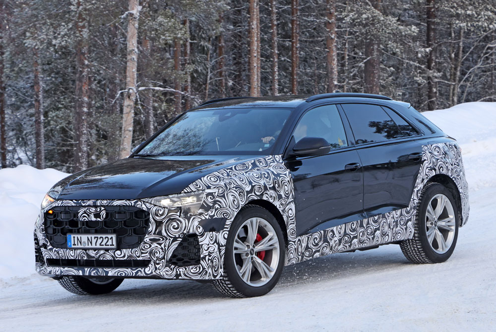 Audi Q8: sigue el trabajo 6 Motor16 Audi Q8 facelift winter 4 Motor16