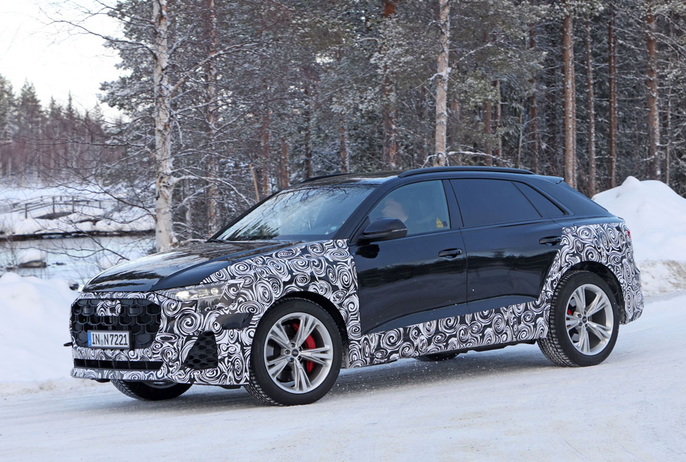 Audi Q8: sigue el trabajo 7 Motor16 Audi Q8 facelift winter 5 Motor16