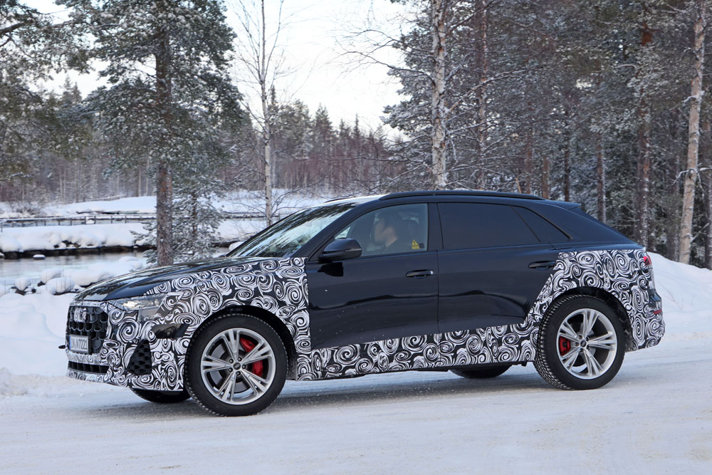 Audi Q8: sigue el trabajo 8 Motor16 Audi Q8 facelift winter 6 Motor16