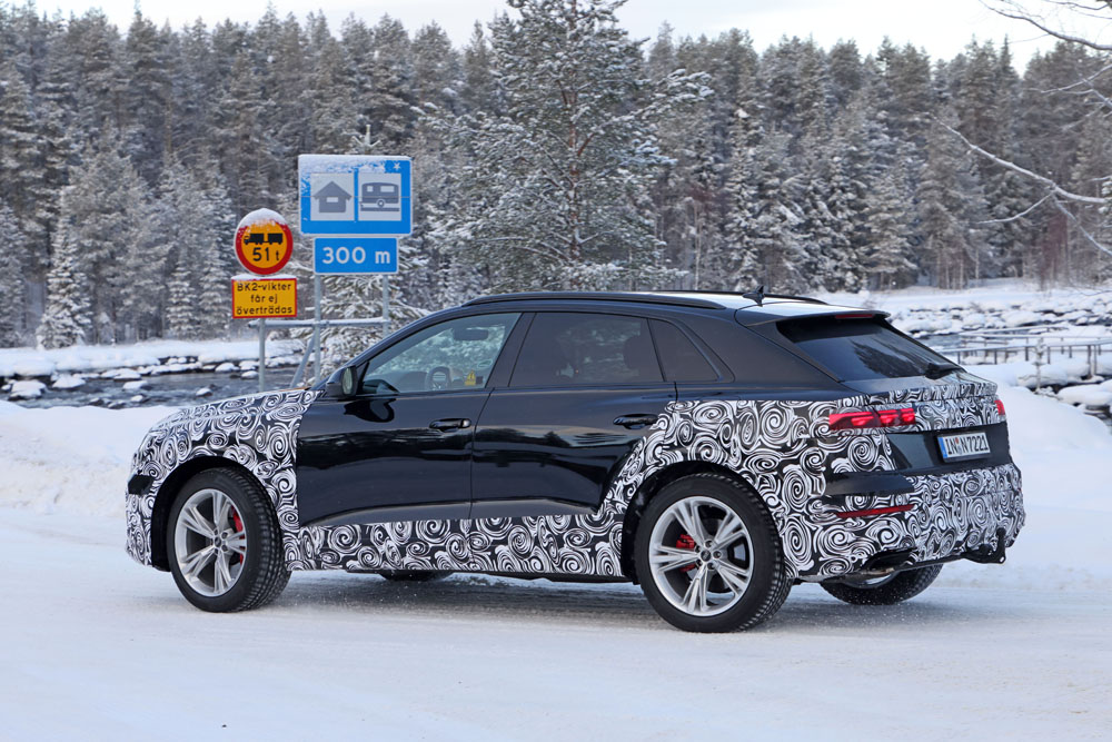 Audi Q8: sigue el trabajo 11 Motor16 Audi Q8 facelift winter 9 Motor16