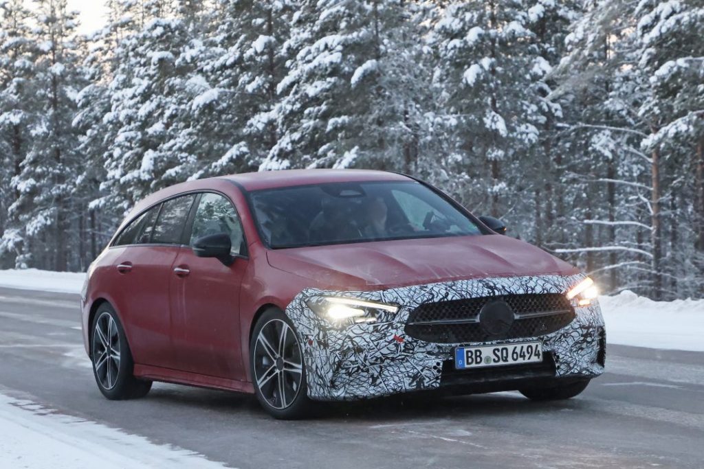 Le toca pasar frío al Mercedes CLA Shooting Brake 4 Motor16 Mercedes CLA SB facelift 2 Motor16