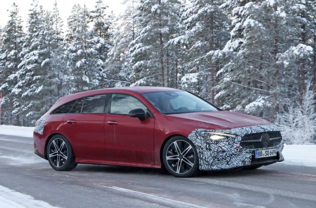 Le toca pasar frío al Mercedes CLA Shooting Brake 5 Motor16 Mercedes CLA SB facelift 3 Motor16