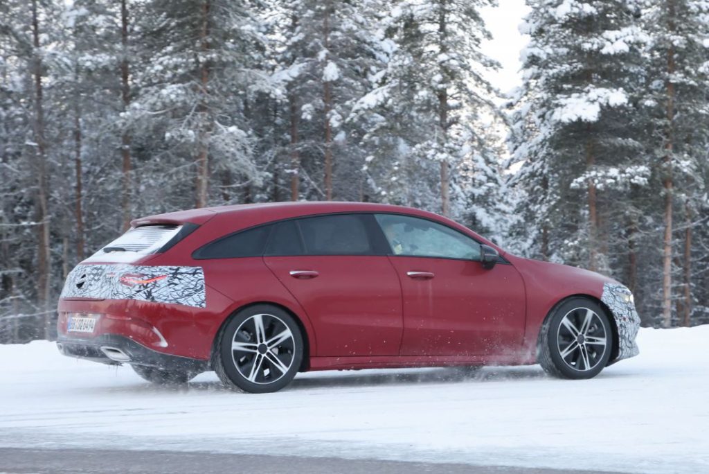 Le toca pasar frío al Mercedes CLA Shooting Brake 9 Motor16 Mercedes CLA SB facelift 7 Motor16
