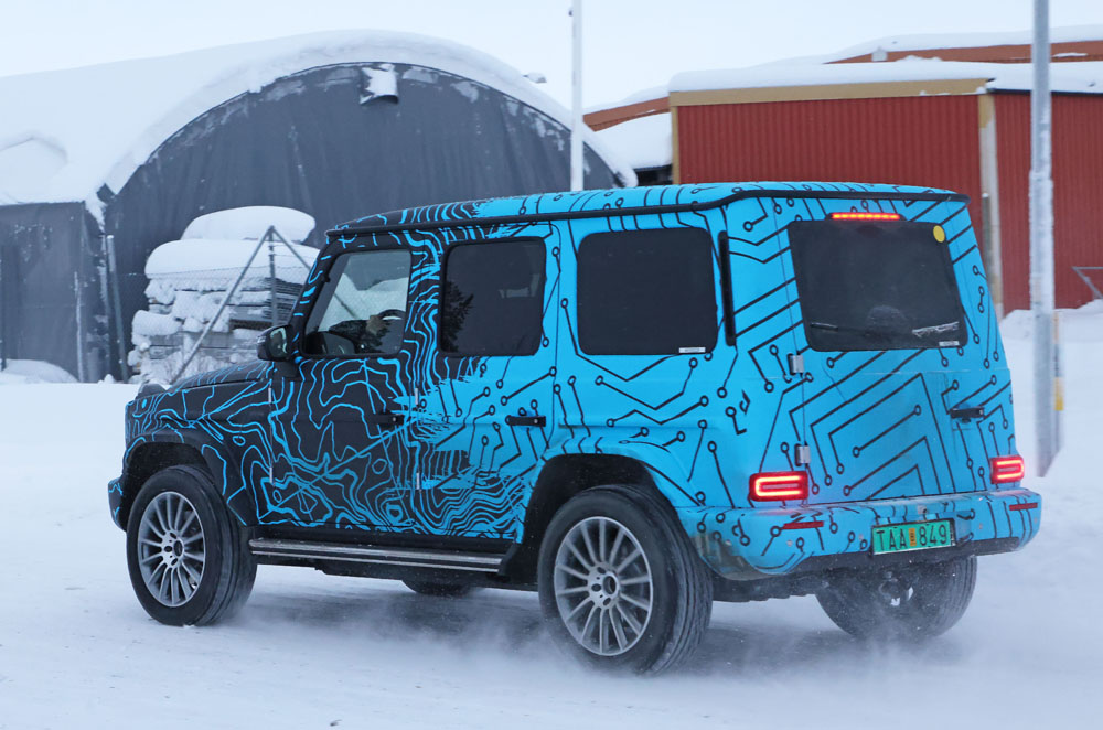 El Mercedes EQG, el todoterreno eléctrico, sobre el hielo 12 Motor16 Mercedes EQG 10 Motor16