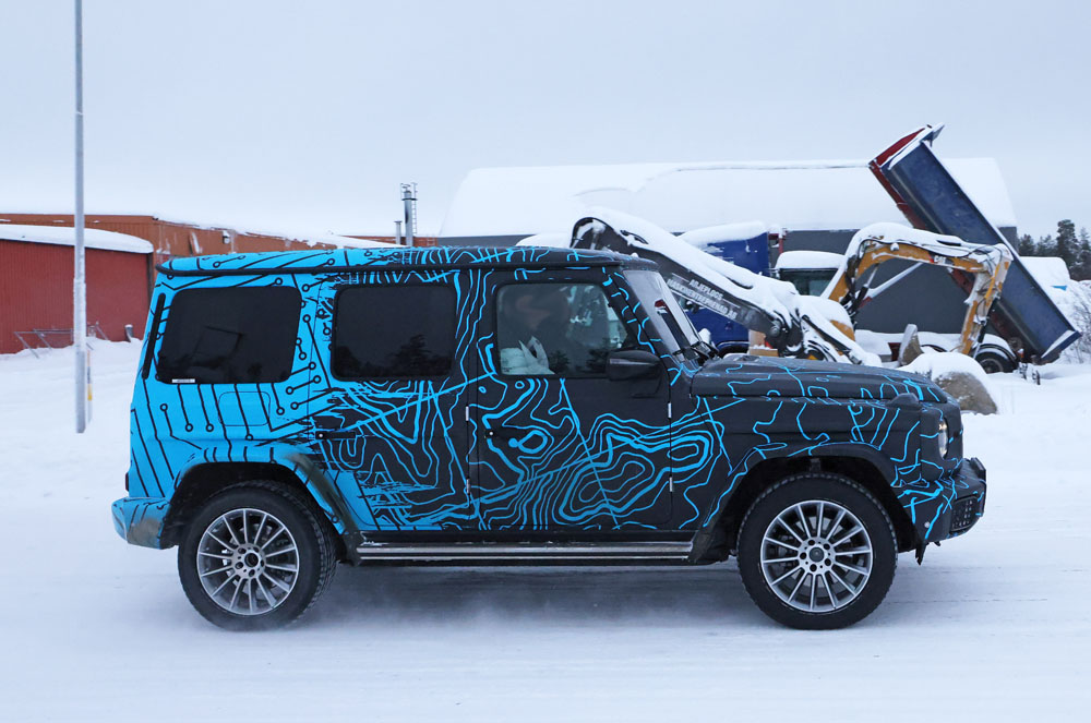 El Mercedes EQG, el todoterreno eléctrico, sobre el hielo 2 Motor16 Mercedes EQG