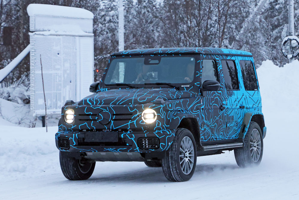 El Mercedes EQG, el todoterreno eléctrico, sobre el hielo 4 Motor16 Mercedes EQG 2 Motor16