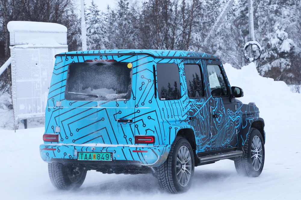 El Mercedes EQG, el todoterreno eléctrico, sobre el hielo 24 Motor16 Mercedes EQG 22 Motor16