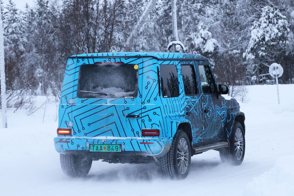 El Mercedes EQG, el todoterreno eléctrico, sobre el hielo 1 Motor16 Mercedes EQG