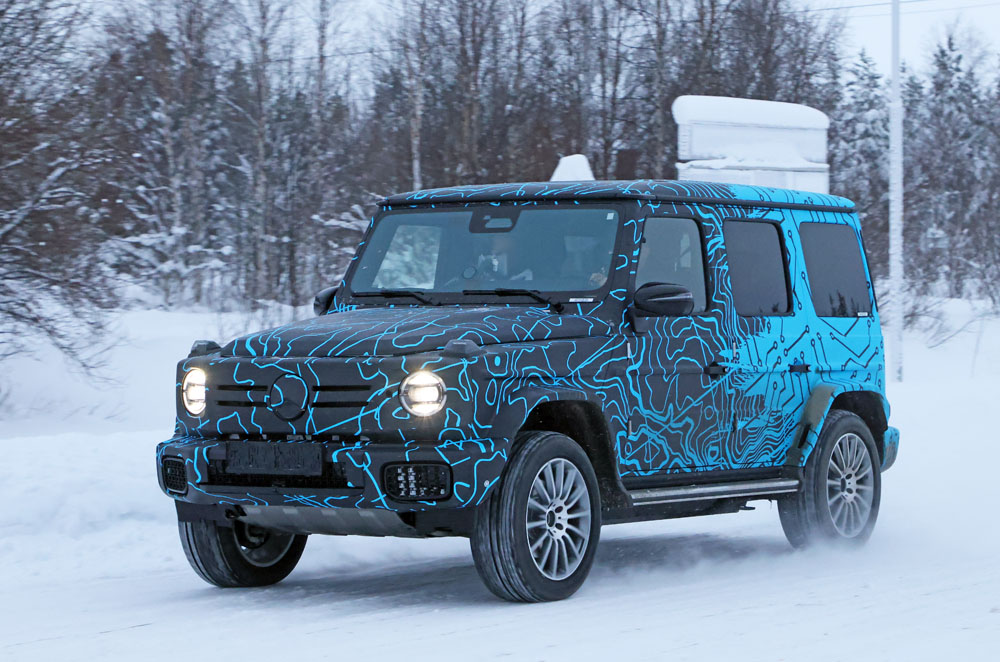 El Mercedes EQG, el todoterreno eléctrico, sobre el hielo 5 Motor16 Mercedes EQG 3 Motor16