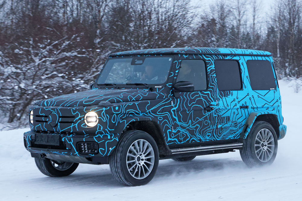 El Mercedes EQG, el todoterreno eléctrico, sobre el hielo 7 Motor16 Mercedes EQG 5 Motor16