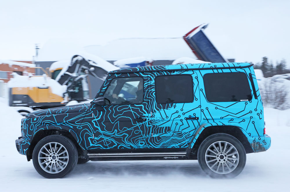 El Mercedes EQG, el todoterreno eléctrico, sobre el hielo 10 Motor16 Mercedes EQG 8 Motor16