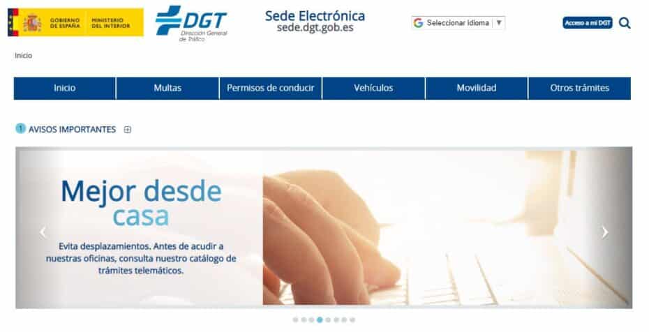 Esta es la página de la DGT en la que puedes conocer las incidencias en tiempo real 82 Motor16 página