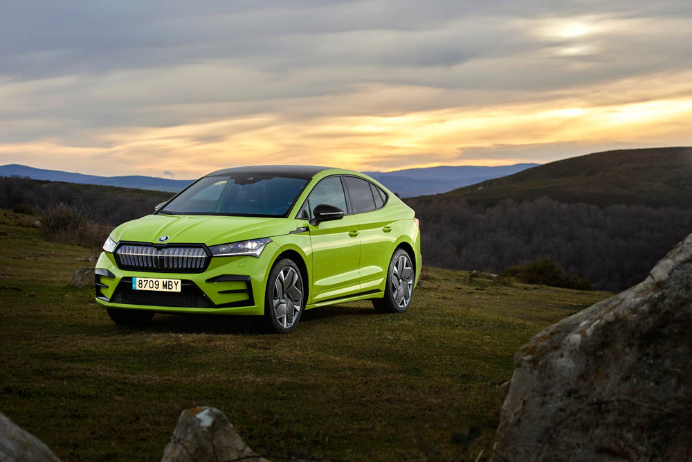 Prueba del Skoda Enyaq Coupé iV RS. Va de cine 9 Motor16 skoda enyaq coupe7 Motor16
