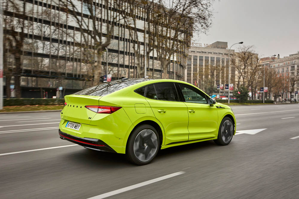Prueba del Skoda Enyaq Coupé iV RS. Va de cine 2 Motor16 Skoda Enyaq Coupé iV RS.