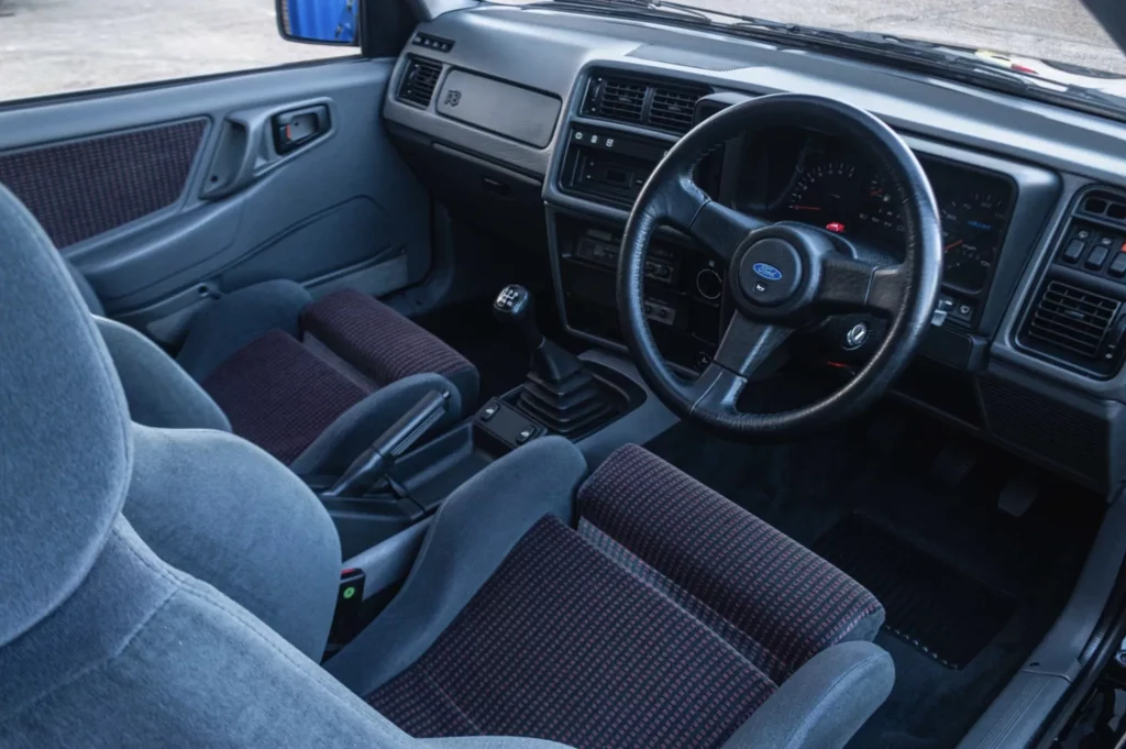 1989 Ford Sierra Cosworth RS500 Silverstone. Imagen interior.