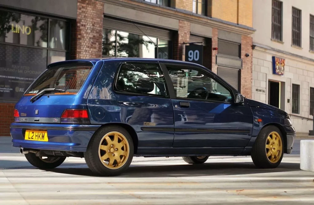 1994 Renault Clio Williams Subasta. Imagen estática trasera.