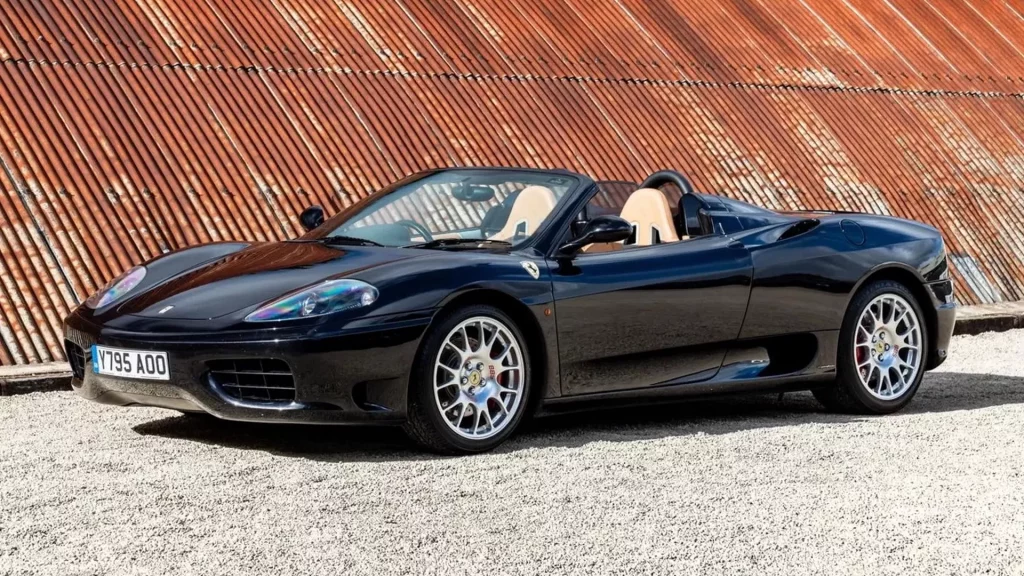 El Ferrari 360 Spider de David Beckham busca nuevo hogar 4 Motor16 2001 Ferrari 360 Spider David Beckham 1 Motor16