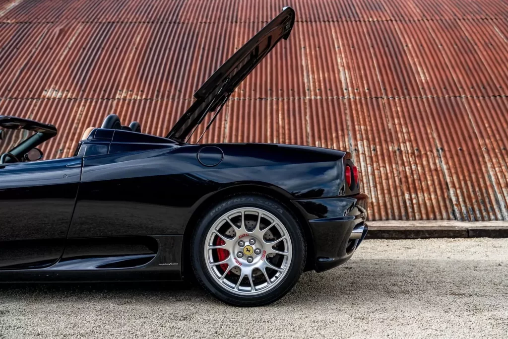 El Ferrari 360 Spider de David Beckham busca nuevo hogar 3 Motor16 2001 Ferrari 360 Spider David Beckham. Imagen detalle exterior.