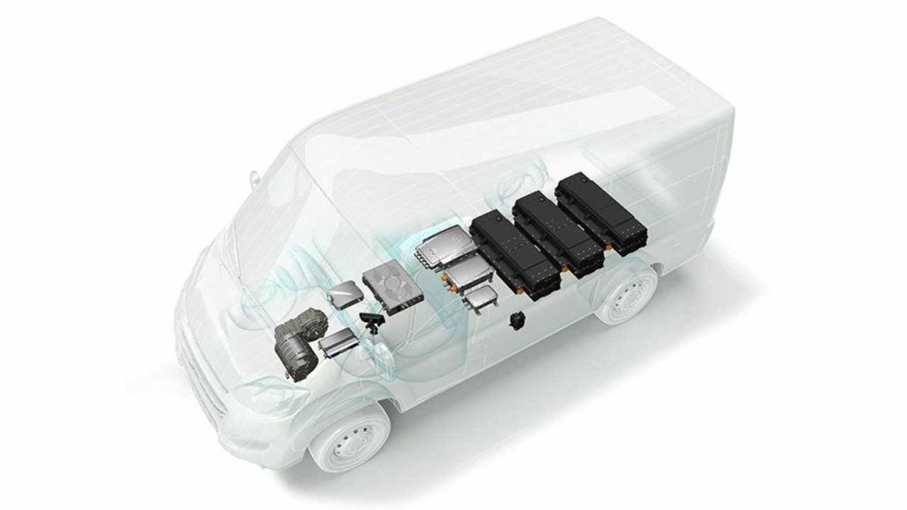 RAM ProMaster: tendrá una versión eléctrica muy europea 2 Motor16 2023 RAM ProMaster EV. Imagen radiografía.