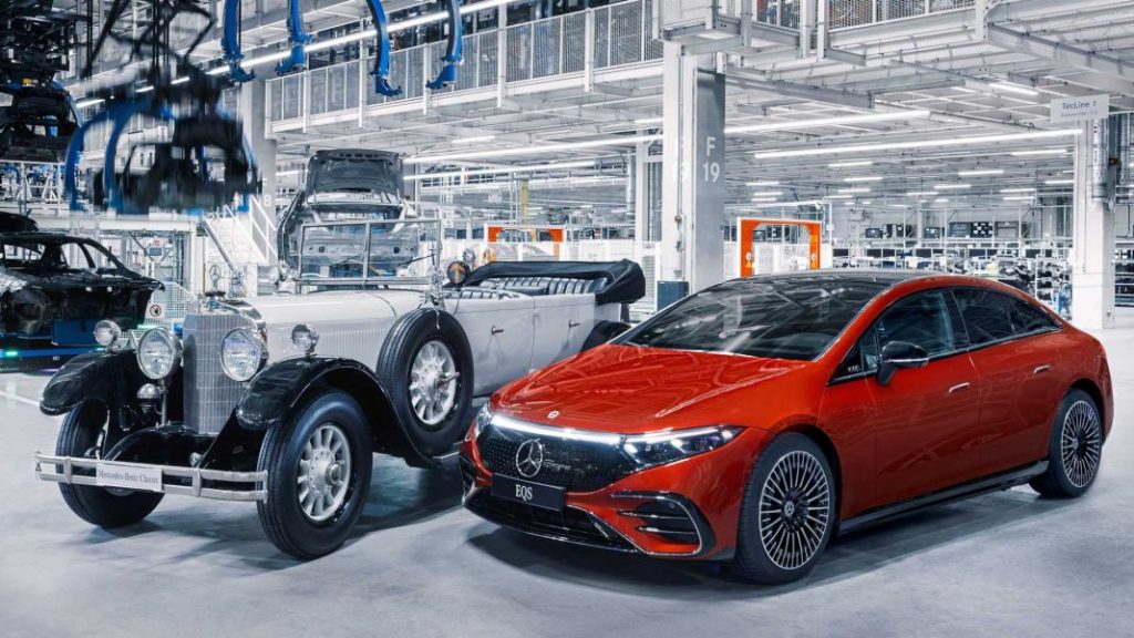 2023 22 millones Mercedes-Benz Sindelfingen. Imagen EQS.